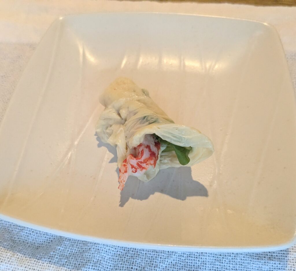 湯葉の生春巻き風