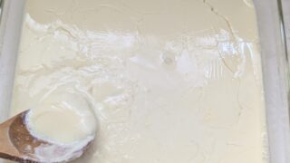 しっかり固まった豆乳